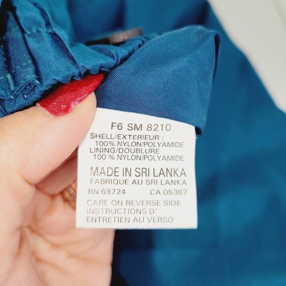 Vintage 90s Columbia Mens Small Spell Out Box Logo Nylon Joggers Snow Ski Pants - Picture 4 of 15